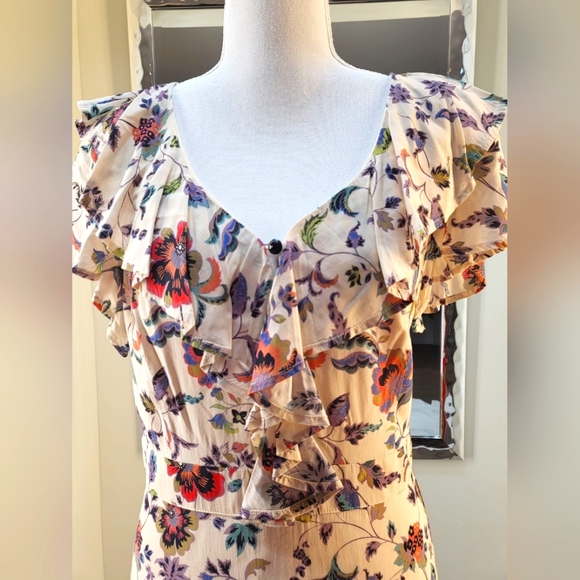 Anna Sui Dresses & Skirts - ANNA SUI floral high low dress